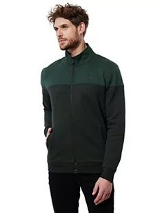 Street One MEN Męska bluza D211781, ciemnozielona, XXXL, ciemnozielony, 3XL - Bluzy męskie - miniaturka - grafika 1