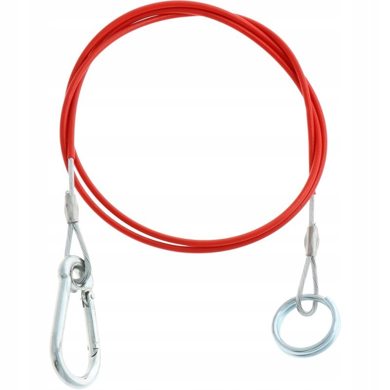 Linka zabezpieczająca karabińczyk pierścień przyczepka samochodowa 14270741