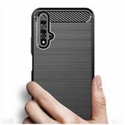 Etui i futerały do telefonów - Etui na Huawei Nova 5T, bumper Neo CARBON, czarny - miniaturka - grafika 1