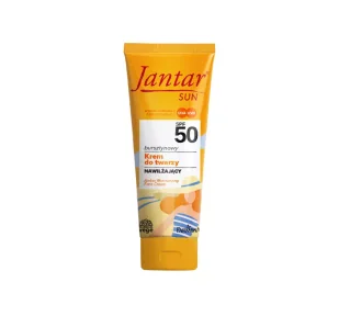 JANTAR SUN 50ML SPF50 BURSZTYN KREM D/TW. NAWIL./517 @ - Balsamy i kremy do opalania - miniaturka - grafika 1