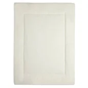 Maty edukacyjne - Jollein mata niemowlÄ™ca dwustronna do zabawy 95x75 cm Ivory - miniaturka - grafika 1