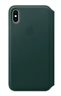 Etui i futerały do telefonów - Apple iPhone XS Max Leather Folio Forest Green (MRX42ZM/A) - miniaturka - grafika 1