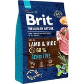 Sucha karma dla psów - Brit Premium By Nature Sensitive Lamb 3 kg - miniaturka - grafika 1