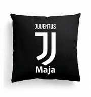 Poduszki dekoracyjne - Foto Poduszka Czarna Juventus Turyn Juve + IMIĘ - miniaturka - grafika 1