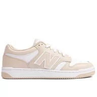 Buty sportowe męskie - Buty New Balance BB480LBB - beżowe - miniaturka - grafika 1