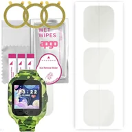 Akcesoria do smartwatchy - 3x Folia hydrożelowa MATOWA do Garett Kids Moro 4G - apgo Smartwatch Hydrogel MATTE Protection Ochrona na ekran smartwatcha - miniaturka - grafika 1