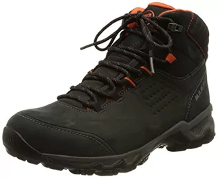 Buty trekkingowe męskie - Mammut Męskie buty trekkingowe Mercury IV Mid GTX do trekkingu i wędrówek, Black Hot Red, 44 EU - grafika 1