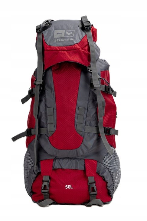 Plecak turystyczny HiMountain Hiker 41-60 l pomarańcze i czerwienie