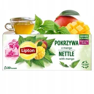 Herbata - POKRZYWA Z MANGO herbata ziołowa LIPTON herbatka ZIOŁA ŚWIATA 20 TOREBEK - miniaturka - grafika 1