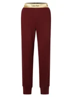 Spodnie damskie - Calvin Klein Damskie spodnie od piżamy Kobiety czerwony jednolity, XS - miniaturka - grafika 1