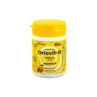 Witaminy i minerały - ORION PHARMA POLAND SP. Z O.O. Oriovit-D 1000 j.m. (25mcg) smak owocowy 100 tabletek 3211282 - miniaturka - grafika 1