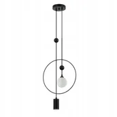 Lampy sufitowe - Lampa wisząca do korytarza, antresoli Trosti PND-428892-BK - miniaturka - grafika 1