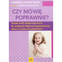 Czy mówię poprawnie$557 Marzena Lampart-Busse - Pedagogika i dydaktyka - miniaturka - grafika 1