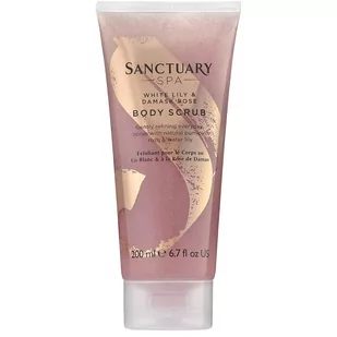 Sanctuary Spa White Lily & Damask Rose Delikatny Peeling do ciała 200 ml - Peelingi do ciała - miniaturka - grafika 1