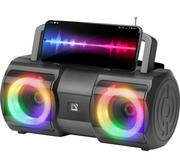 Głośniki przenośne - DEFENDER GŁOŚNIK BEATBOX 20 BLUETOOTH 20W LIGHT/BT/MIC/FM/USB/TF 65420 - miniaturka - grafika 1