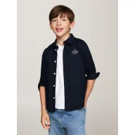 Bluzki dla chłopców - Tommy Hilfiger Koszula | Regular Fit - miniaturka - grafika 1