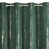 Zasłony - Zasłona EUROFIRANY Libi 140 x 250 cm Zielono-złoty - miniaturka - grafika 1