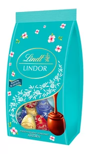 Lindt Lindor Praliny z czekolady mlecznej deserowej i białej z nadzieniem 180 g - Bombonierki i czekoladki - miniaturka - grafika 1
