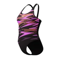 Stroje kąpielowe - Strój pływacki jednoczęściowy damski Speedo HyperBoom Placement Muscleback - miniaturka - grafika 1
