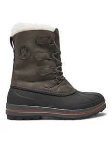 Kimberfeel Śniegowce Beker Brązowy - Botki męskie - miniaturka - grafika 1