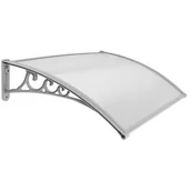 Daszki nad drzwi - GOCKOWIAK Daszek Sano 80 x 120 cm Szary - miniaturka - grafika 1