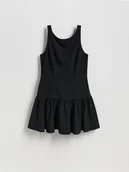 Sukienki - Reserved - Sukienka z kokardą - czarny - miniaturka - grafika 1