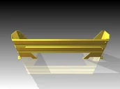 Szafy i regały magazynowe - Metal/Emtul Podwójna osłona krańcowa Regał 3600mm - miniaturka - grafika 1