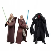 Figurki dla dzieci - Star Wars: 3-Pack Qui-Gon Jinn, Darth Maul, Obi-Wan Kenobi - 15 cm - miniaturka - grafika 1