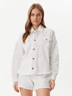 Guess Kurtka jeansowa W5GN90 D5N91 Biały Regular Fit - Kurtki damskie - miniaturka - grafika 1