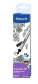 Cienkopisy - Pelikan Cienkopis Fineliner 96 0,4mm czarny 10szt - miniaturka - grafika 1