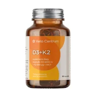 Witaminy i minerały - Witamina D3+K2 Keto Centrum (90 kapsułek) - miniaturka - grafika 1