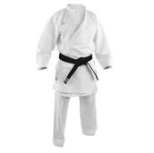 Kimona, stroje i obuwie - Adidas Strój Karate K0 AdiZero Slim-Fit Biały - miniaturka - grafika 1