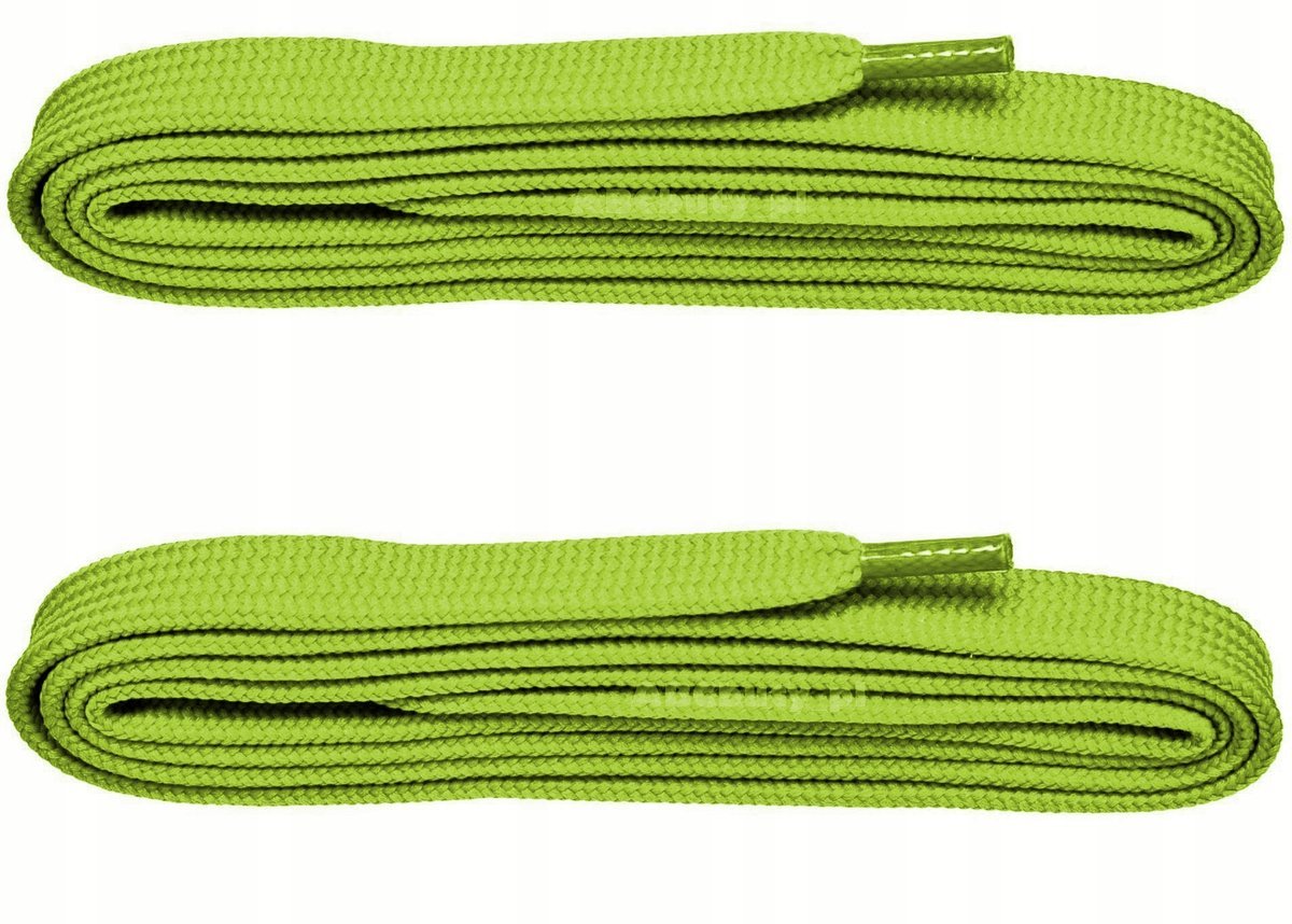 PISTACJOWE Sznurowadła SZEROKIE 7 mm DO TENISÓWEK Płaskie Sznurówki 120 cm