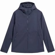 Kurtki męskie - Kurtka męska softshell 4F ciemny granat - miniaturka - grafika 1