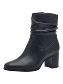 Botki damskie - Marco Tozzi Damskie botki Zip+Slip 2-25335-43 modne kozaki, Forest, 41 EU, Forest, 41 EU - miniaturka - grafika 1