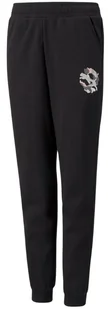 Spodnie Dla Dzieci Puma Alpha Sweatpants Fl Czarne 589235 01-128Cm - Spodnie męskie - miniaturka - grafika 1