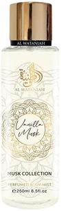 AL WATANIAH Musk Collection Vanilla Musk BODY MIST 250ml - Wody i perfumy unisex - miniaturka - grafika 1