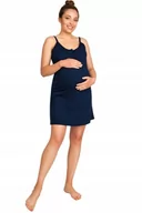 Piżamy ciążowe - Koszula Nocna Ciążowa Do Karmienia Porodu - miniaturka - grafika 1