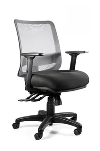 Fotel biurowy, krzesło biurowe Fotel ergonomiczny, biurowy, Saga Plus M, szara siatka - Fotele i krzesła biurowe Fotel biurowy, krzesło biurowe Fotel ergonomiczny, biurowy, Saga Plus M, szara siatka - Fotele i krzesła biurowe - miniaturka - grafika 1