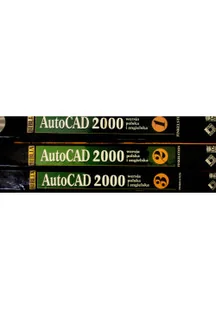 AutoCAD 2000 wersja polska i angielska Biblia Tom 1 do 3 - CAD/CAM - miniaturka - grafika 1