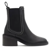 Botki damskie - Botki Gino Rossi ALBA-110382 Czarny - miniaturka - grafika 1