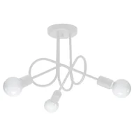 Lampy sufitowe - Żyrandol LOOP 3 biały SOLLUX LIGHTING - miniaturka - grafika 1