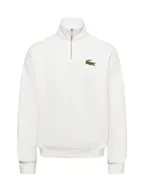 Bluzy męskie - Lacoste Bluza męska Mężczyźni Bawełna biały jednolity, S - miniaturka - grafika 1