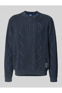 Sweter z dzianiny o kroju regular fit z czystej bawełny model PERRY - Pepe Jeans - Swetry męskie - miniaturka - grafika 1