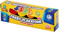 Farby i media malarskie - Farby plakatowe Astra 12 kolorów x 20 ml - miniaturka - grafika 1
