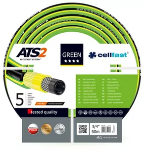 Cellfast Wąż ogrodowy Green ATS 5 warstw 3/4 x 50m marki 15-121 - Węże ogrodowe i zraszacze - miniaturka - grafika 1