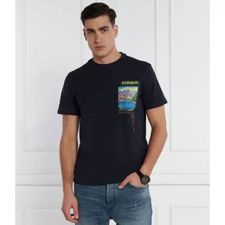 Koszulki męskie - Napapijri T-shirt S-CANADA | Regular Fit - grafika 1
