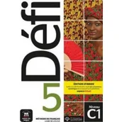 Książki do nauki języka francuskiego - Defi 5 Edition hybride - miniaturka - grafika 1