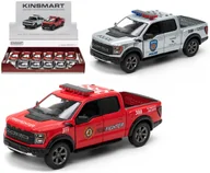 Samochody i pojazdy dla dzieci - 2022 FORD F150 RAPTOR POLICJA/STRAŻ 1:46 - miniaturka - grafika 1