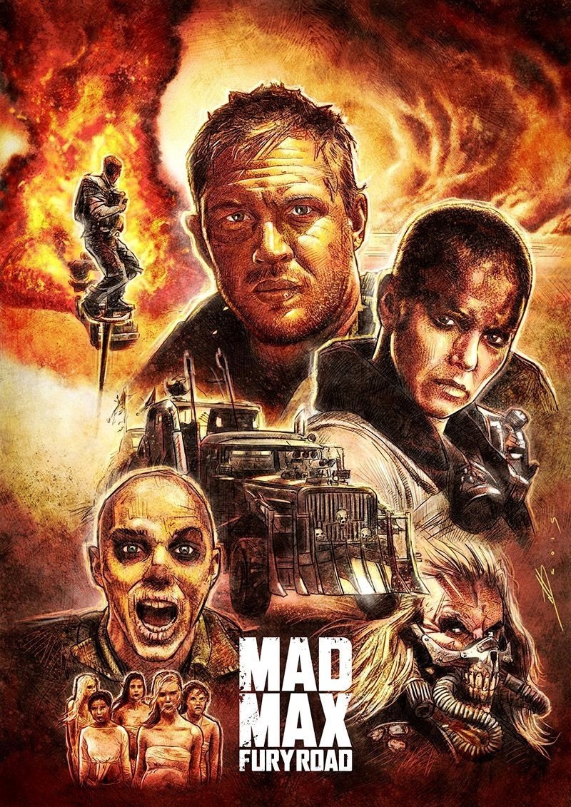 PODKŁADKA POD MYSZ Z Nadrukiem 22x18 cm Mad Max Tom Hardy Tekst Prezent